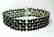 Natural Sapphire Bracelet 27.05Ct 18k W/g Overlay