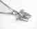 Initial Pendant 'W' Diamond .09Ct 14k W/g - 2