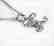 Initial Pendant 'X' Diamond .09Ct 14k W/g - 2