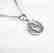 Initial Pendant 'O' Diamond .09Ct 14k W/g - 2