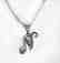 Initial Pendant 'N' Diamond .08Ct 14k W/g