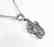 Initial Pendant 'I' Diamond .08Ct 14k W/g - 2