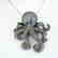 Creation Diamond Octopus Pendant 4.56Ct 18k B/g Overlay - 2