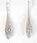 Creation Diamond Earrings Drop 6.30Ct 18k W/G Overlay