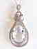 Creation Diamond-W/Sph Pendant 17.43Ct18k W/G Overlay