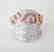 Creation Diamond Antique Ring 3.64Ct 18k W-R/G Overlay