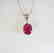 Ruby Pendant 2.30Ct 18k W/g Overlay - 3