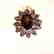 Smoky&Amethyst Ring 4.78Ct 18k B/g Overlay