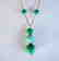 Natural Jadeite Jade Necklace 18k Y/g Filled - 2