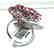 Natural Ruby Ring 5.54Ct 18k W/g Overlay - 3