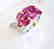 Natural Ruby Ring 8.10Ct 18k W/g Overlay - 4
