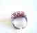 Natural Ruby Ring 8.10Ct 18k W/g Overlay - 5