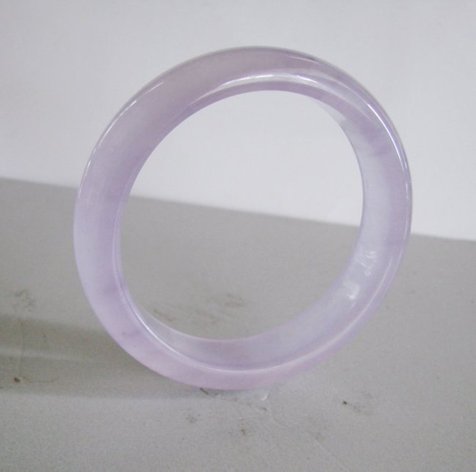 Natural Jadeite Jade Bangle Grade B Size 7 (1 of 3)