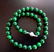 Natural Jadeite Jade Bead Green Spinach Necklace - 2