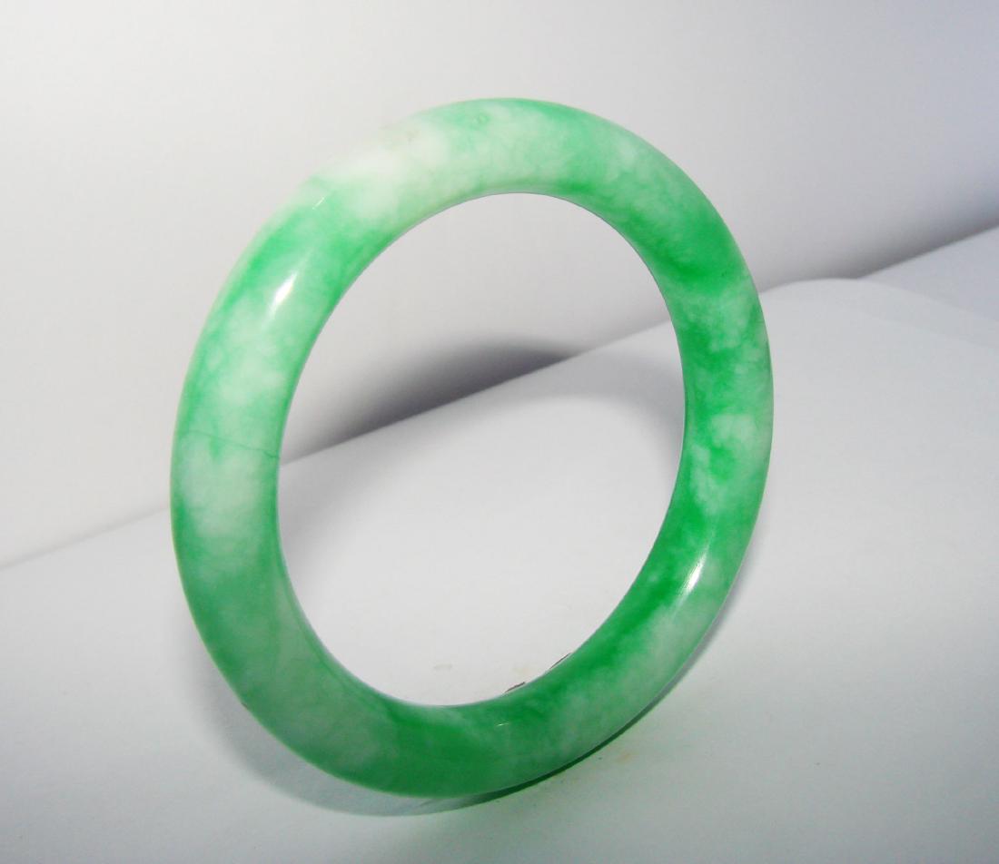 Natural Jade Bangle Grade A Inner Diameter :60mm (1 of 3)