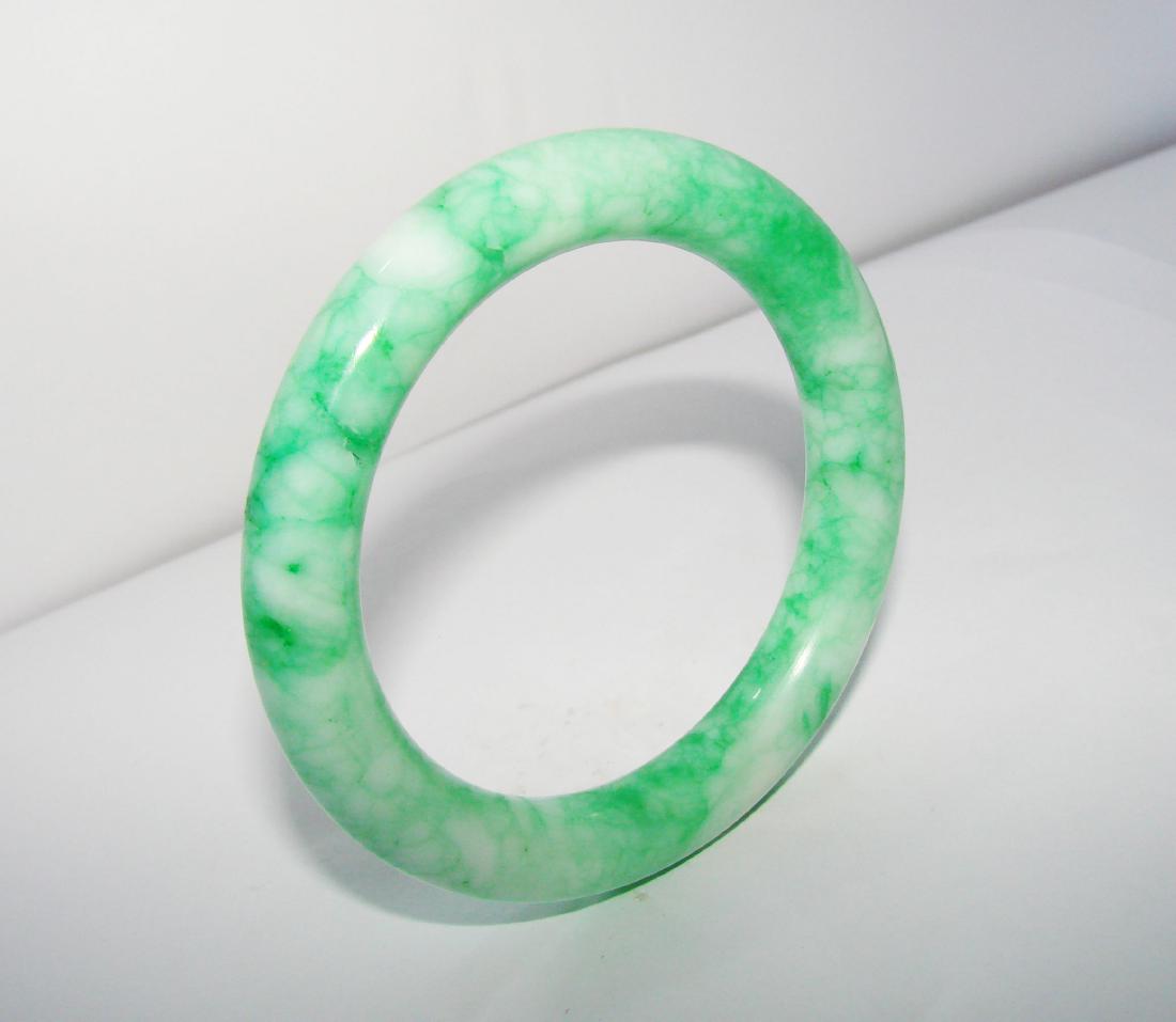 Natural Jade Bangle Grade A Inner Diameter :56mm (1 of 3)