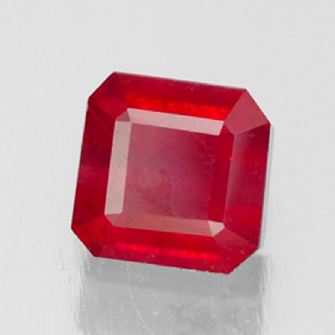 Natural Ruby Cushion Facet 1.72Ct 6.5x6.4x4.2mm (1 of 2)
