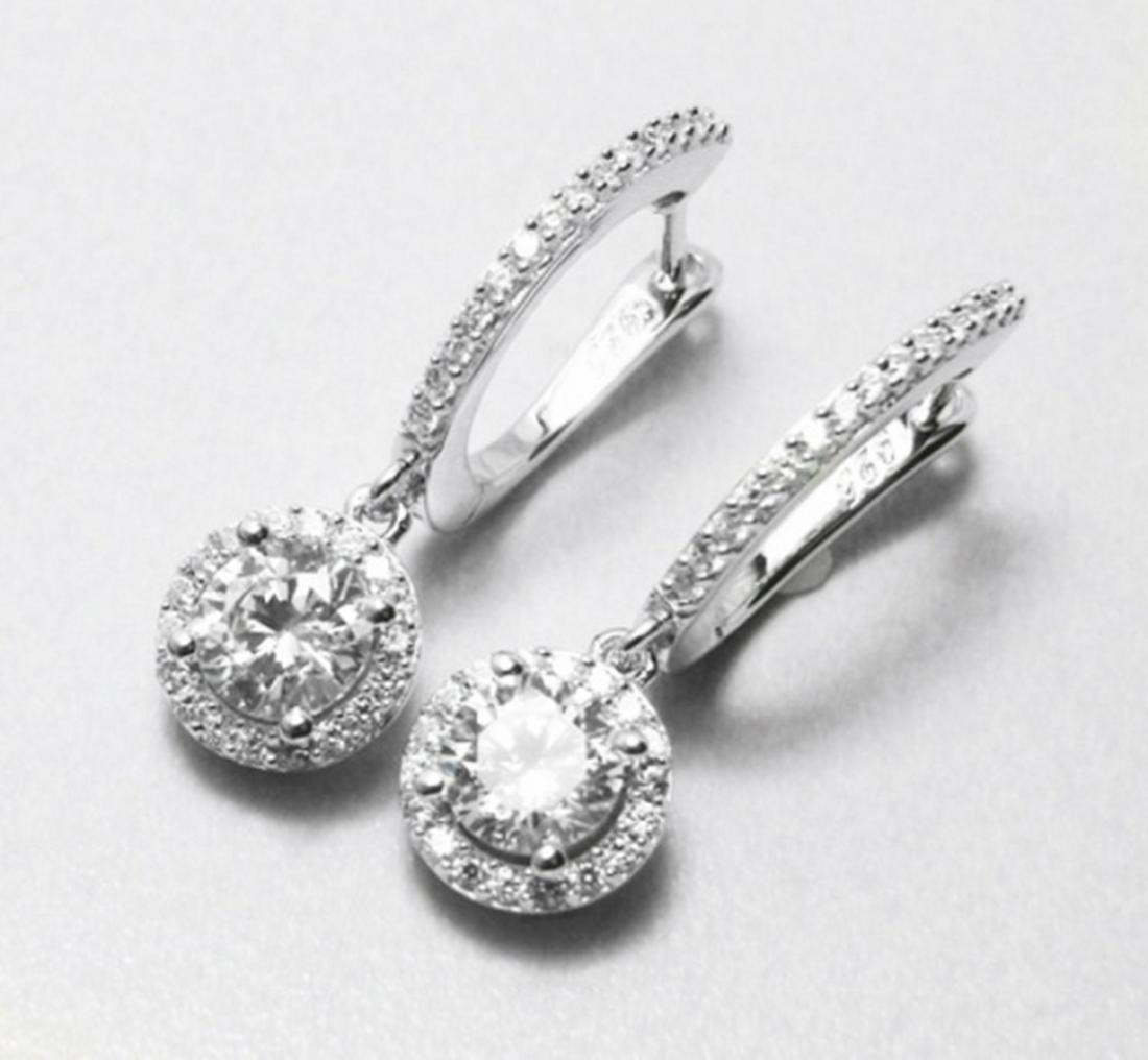 Creation Dia: Dangle Earring 2.45Ct 18kW/g Over (1 of 3)