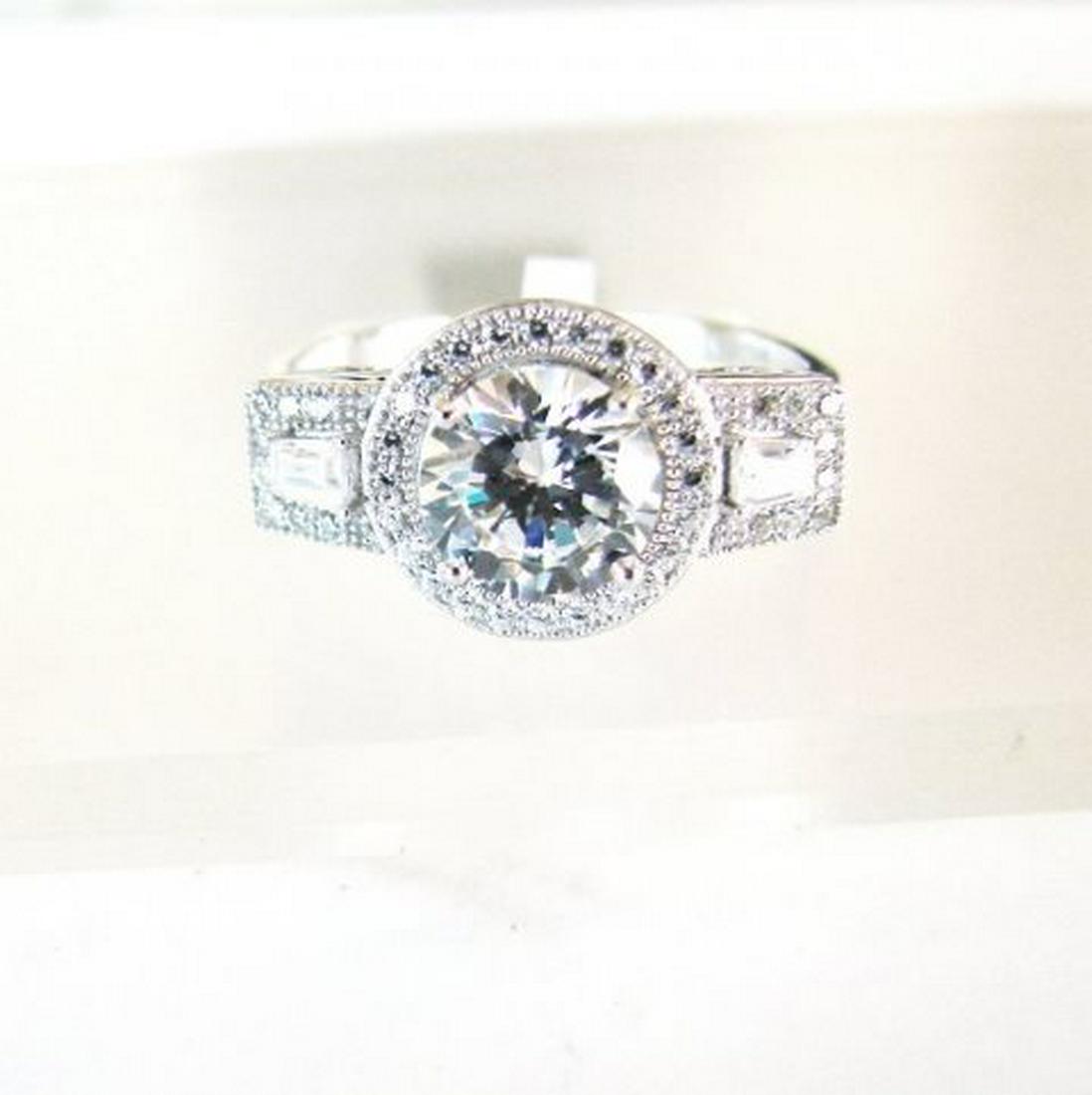 Creation Diamond-Ring 2.75Ct 18k W/g Overlay (1 of 4)