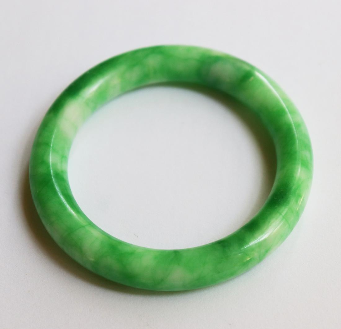 Natural Chinese Jade Bangle Grade A Size: 7.75 (1 of 4)