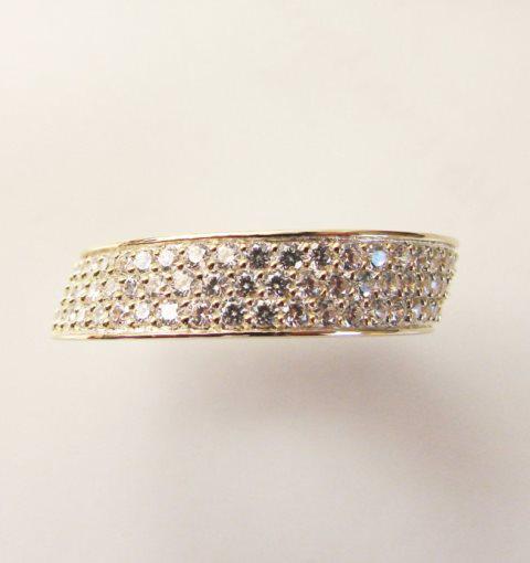 Creation Diamonds Ring 1.00Ct 18k Y/g Overlay (1 of 4)