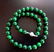 Natural Jadeite Jade Bead Green Spinach Necklace - 2