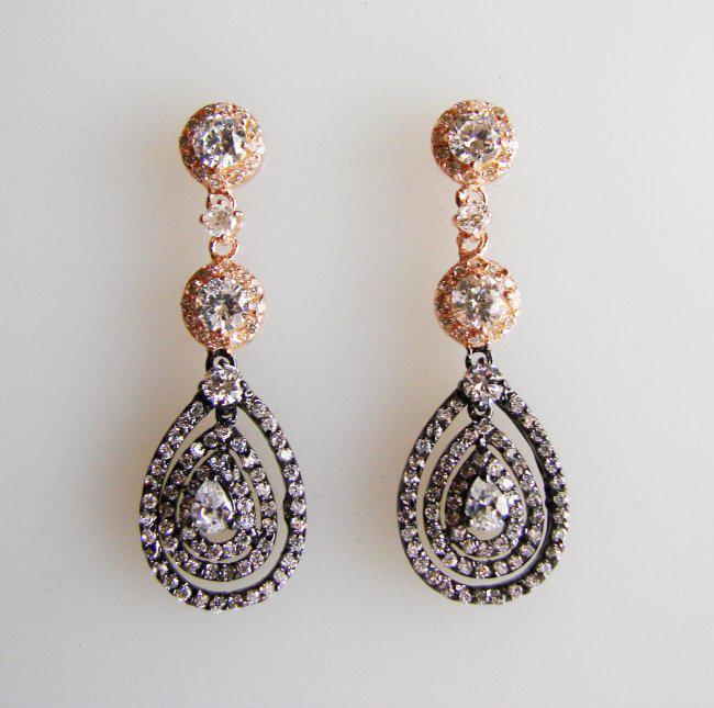 Creation Diamonds Earring 4.48Ct 18k Two Tone Overlay (1 of 3)