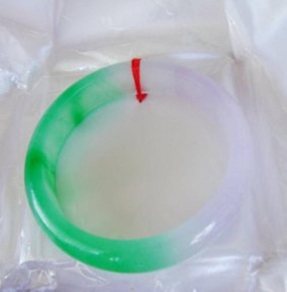 Natura Jadeite Jade Bangle Grade B Size 7 (1 of 2)