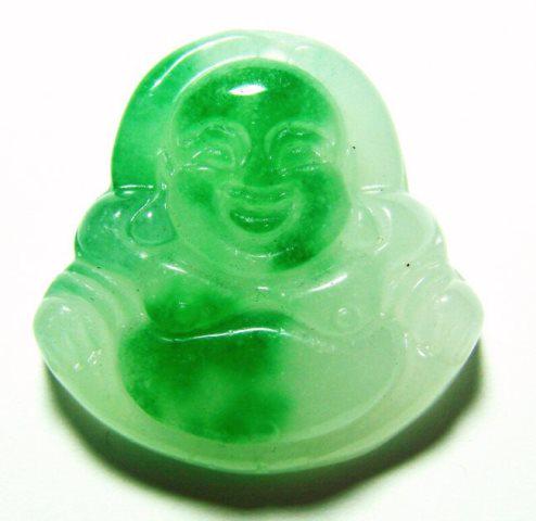 Natural Jadeite Jade Buddha Figurine Pendants Grade: B (1 of 3)