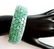 Natural Emerald Bangle 104.16Ct 18k W/g Overlay - 2