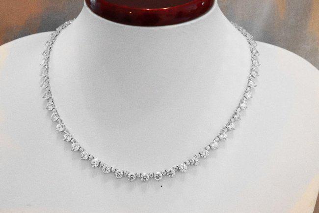 Necklace Creation, Diamond 18k W/g Overlay 952 (1 of 3)