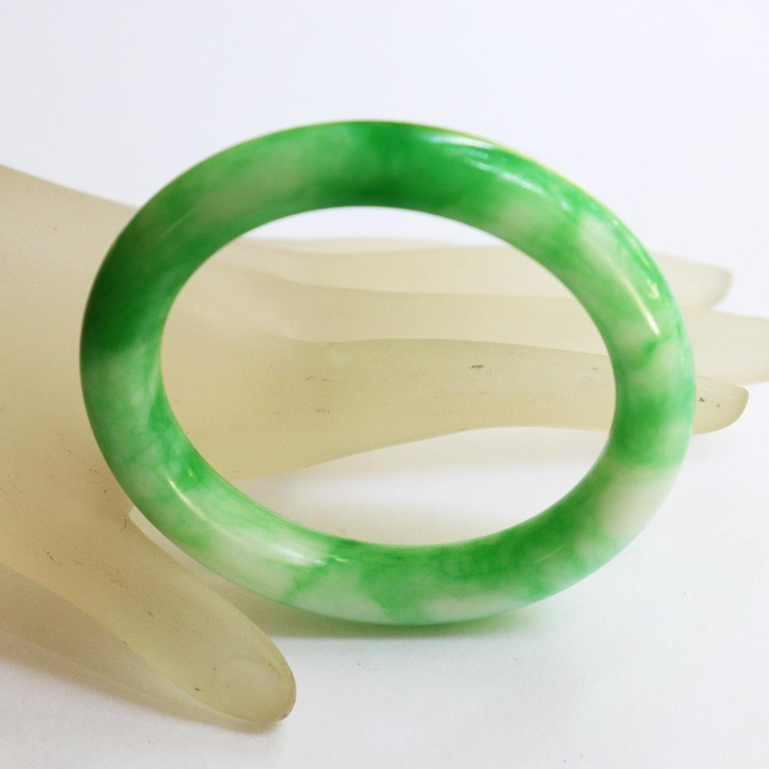 Natural Chinese Jade Bangle Grade A Size: 7.5 (1 of 4)