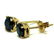 Black Diamond Stud Earrings 1.42Ct 14k Y/g