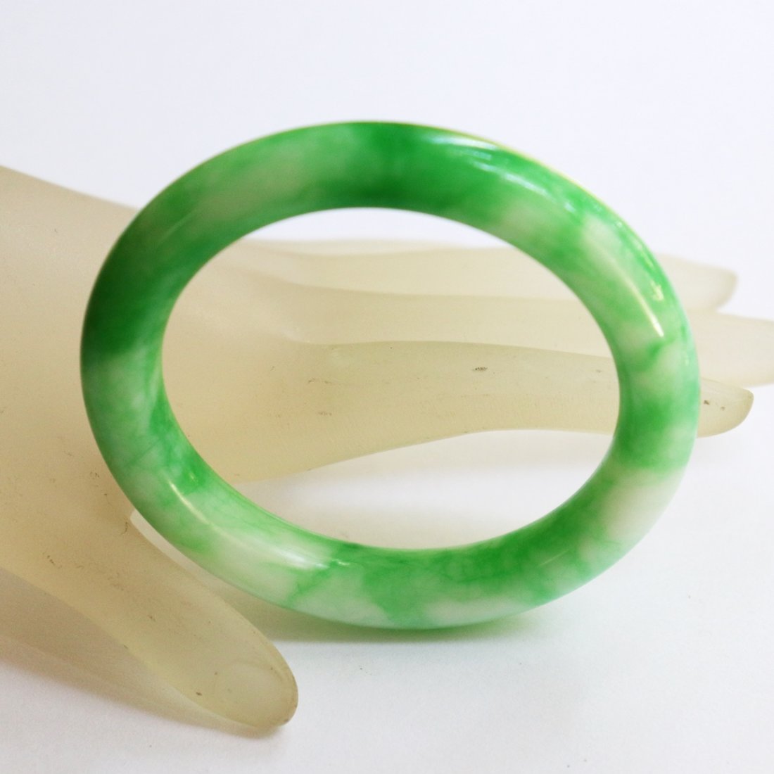 Natural Chinese Jade Bangle Grade A Size: 7.5 (1 of 3)