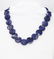 Coin Lapis Lazuli Stone Beads with Gold Filled