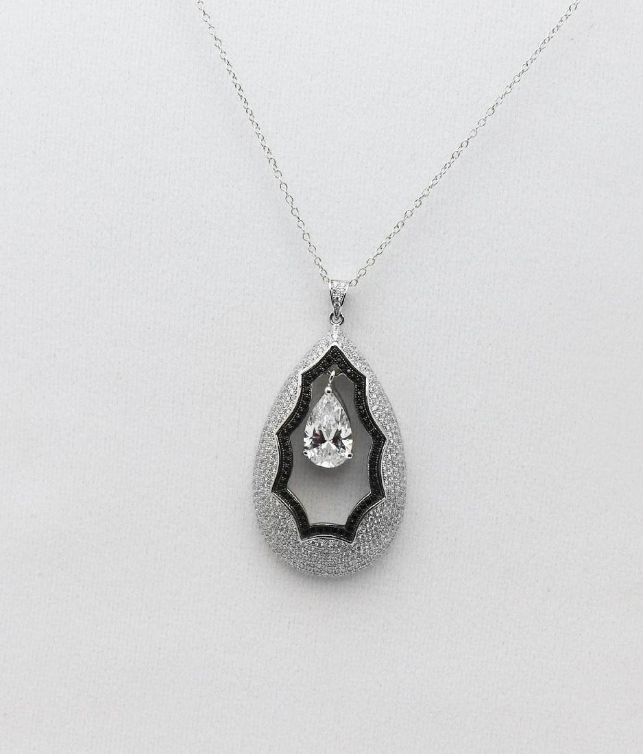 Necklace Creation, Diamond 18k W/G Overlay (1 of 5)