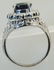 Blue Sapphire Diamond Ring 3.84Ct 14k W/g - 3