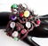 Multi-colors Bangle 48.62Ct 18k B/g Overlay - 2