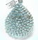 Blue Topaz Pendant 53.90Ct 18k W/g Overlay - 2