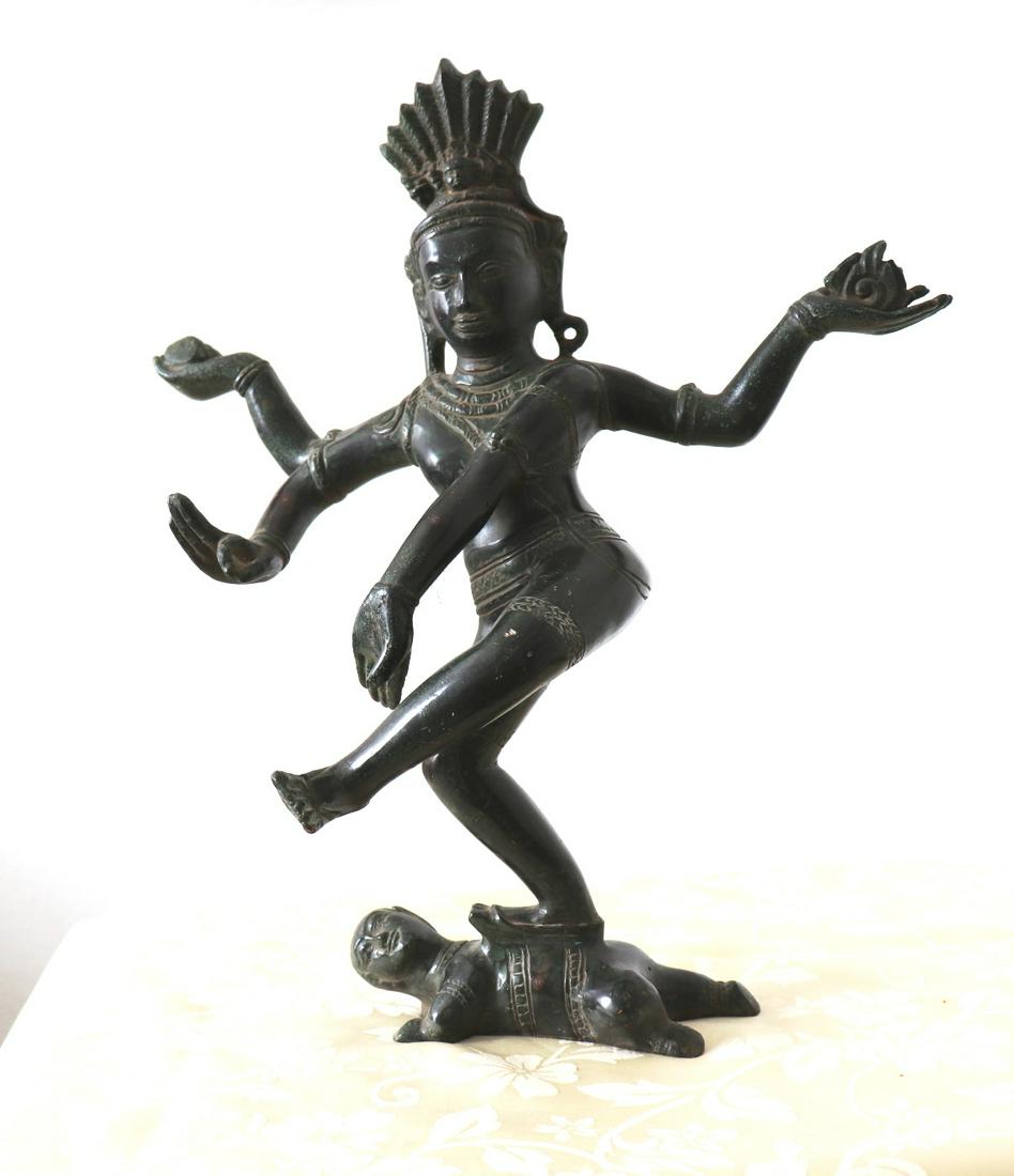 Dieu Shiva Nataraja cosmic Dance Statue 12th Century (1 of 9)