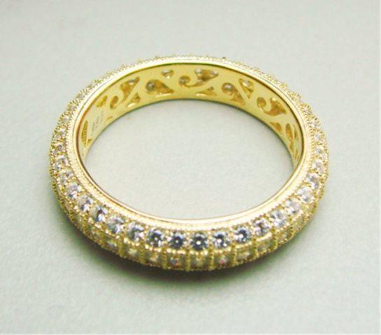 Diamonds Creation Eternity Ring 2.00Ct 18kY/g Overlay (1 of 3)
