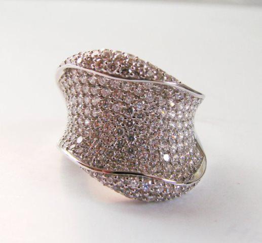 Creation Diamond Ring 3.00Ct 18k W/g Overlay (1 of 4)