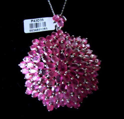 Natural Ruby Pendant 79.98 Carat 18k Y/g Overlay (1 of 4)