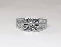 Man's Diamond Ring 2.22 CT 14K W/g Size: 12