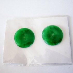 Loose Natural Chiness Jade Grade: A/For Earrings (1 of 4)