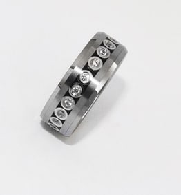 Tungsten Eternity Ring Creation .44 Carat