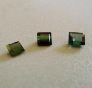 Lot 3 Pcs Green Tourmaline Octagon 1.47Ct
