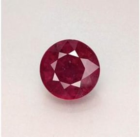 Loose Ruby Cushion Cut 1.37Ct 6.2x6.1x3.6 mm