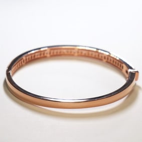 Creation Diamond Bangle 15.25Ct 18k R/g Overlay