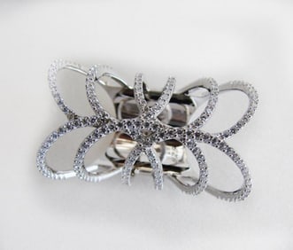 Creation Diamonds Ring 1.94Ct 18k W/g Overlay